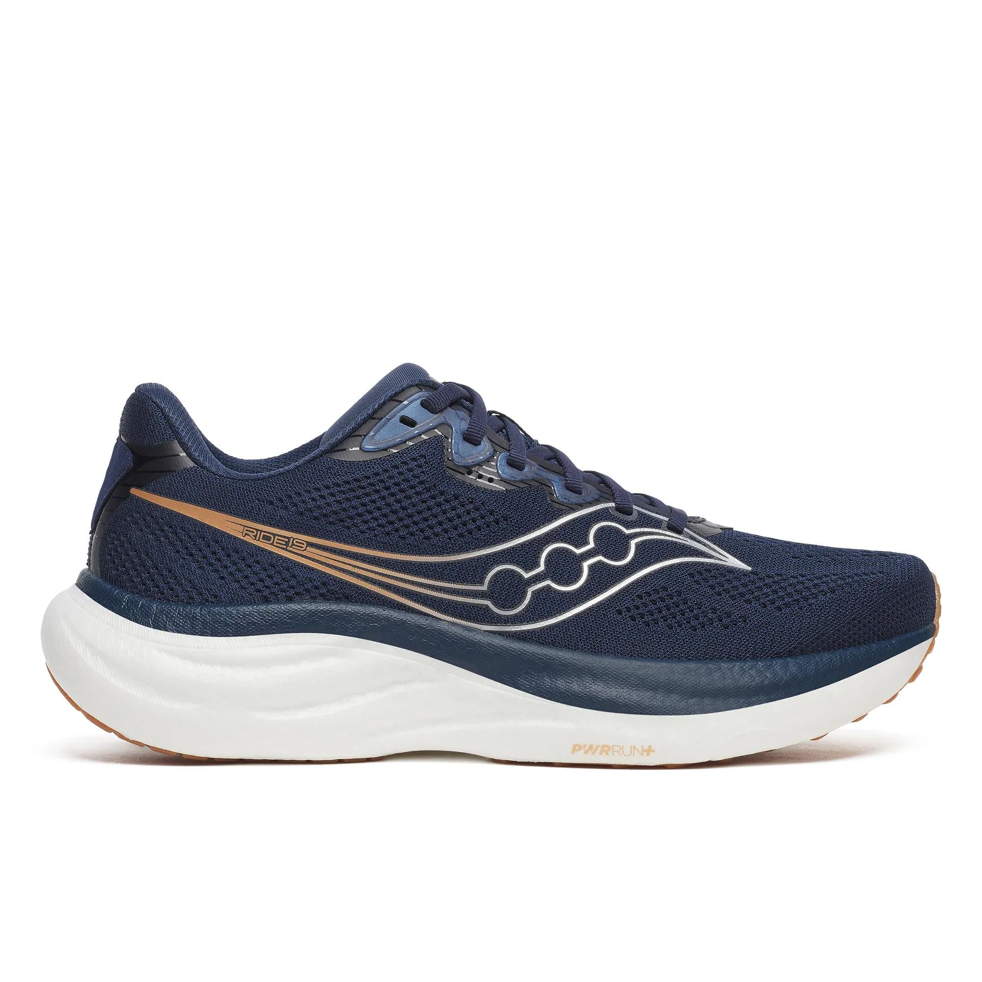 Saucony Men's Ride 19 Wide Navy | Gum
