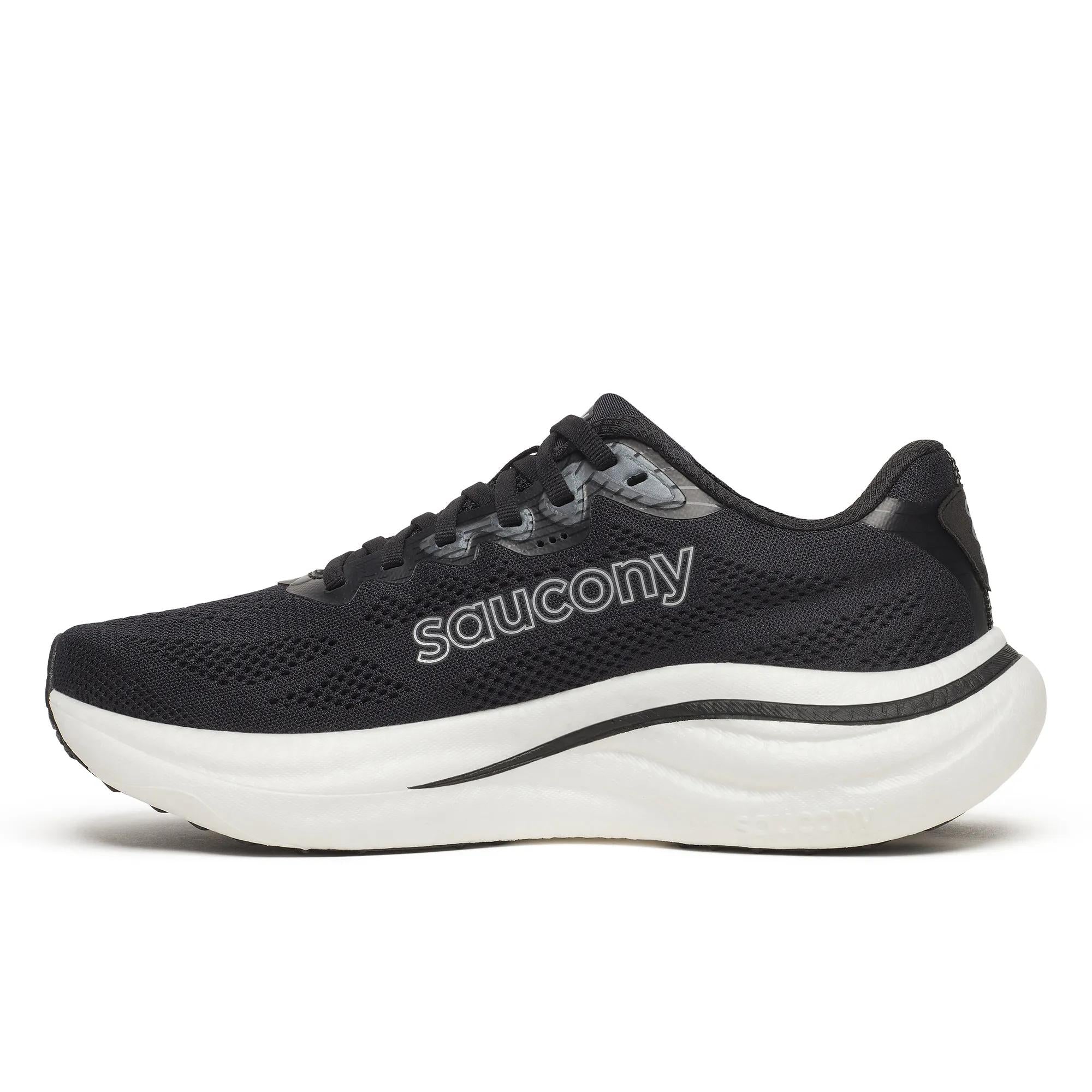 Saucony Women's Ride 19 Wide Black | Silver