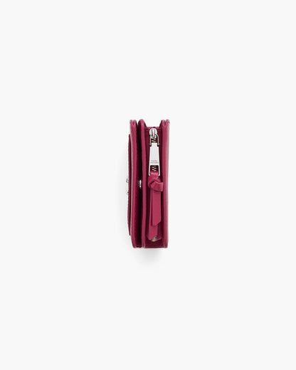 Marc Jacobs The Utility Snapshot Mini Compact Wallet Lipgloss Pink