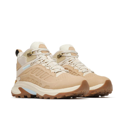 Merrell Women's Moab Speed 2 Leather Mid Waterproof Latte