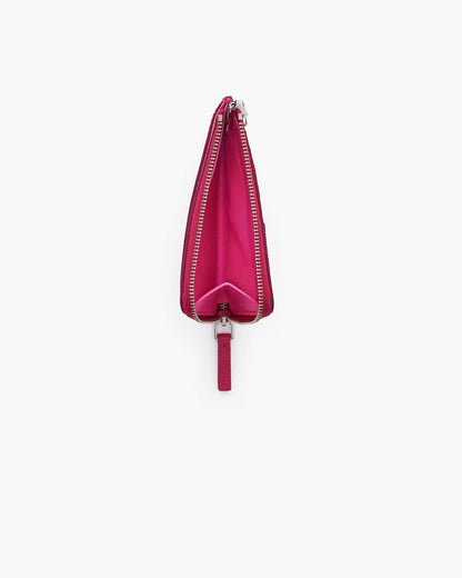 Marc Jacobs The Leather Top Zip Multi Wallet Raspberry Pink