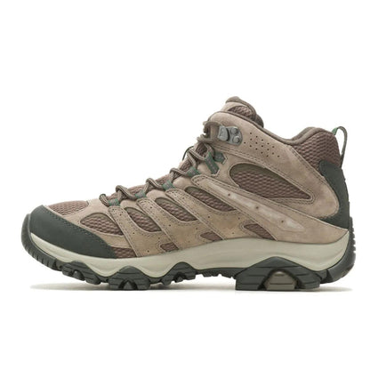 Merrell Men's Moab 3 Mid Waterproof Wide Width Boulder