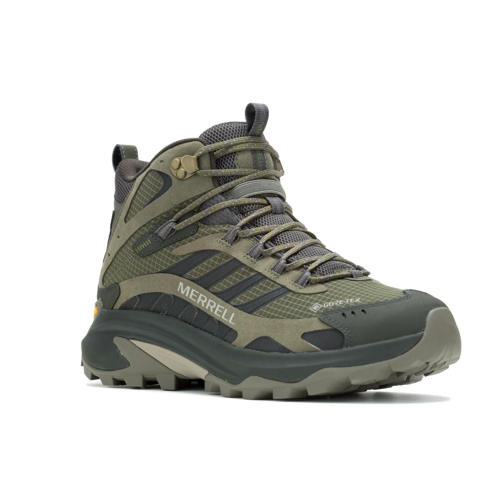 Merrell Men's Moab Speed 2 Mid GORE-TEX Wide Width Olive