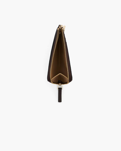 Marc Jacobs The Leather Top Zip Multi Wallet Ganache