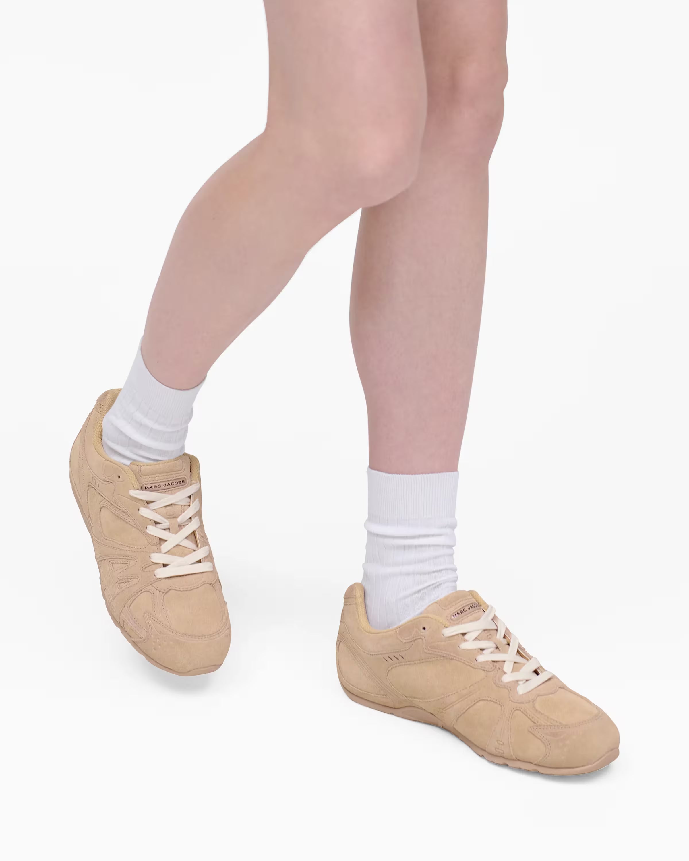 Marc Jacobs The Suede 72 Spring Sneaker Sand