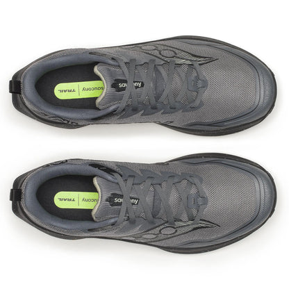 Saucony Men's Peregrine 16 Wide Carbon | Black