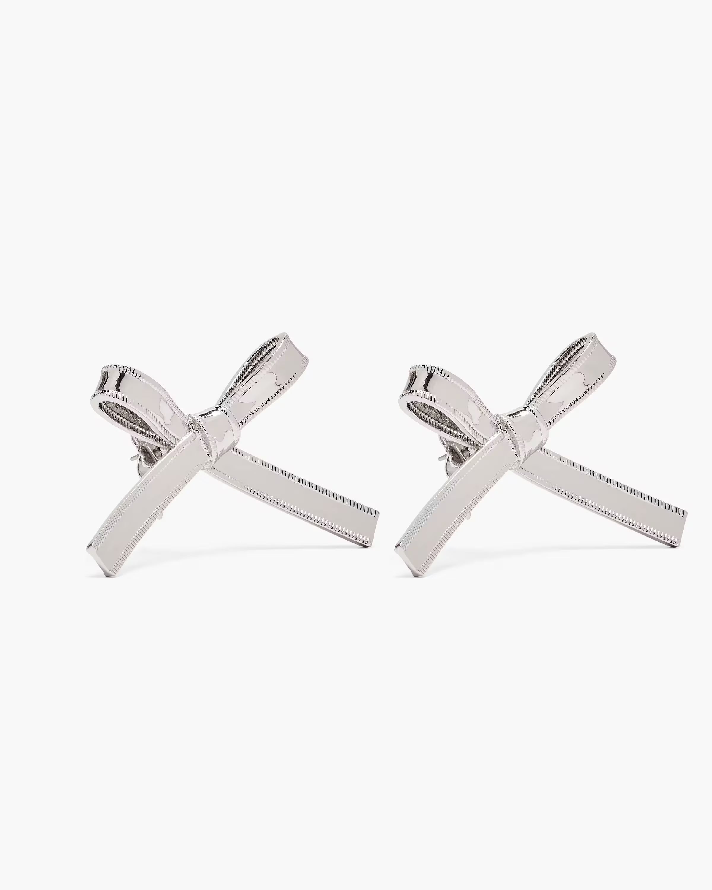 Marc Jacobs The Lingerie Bow Earrings Silver