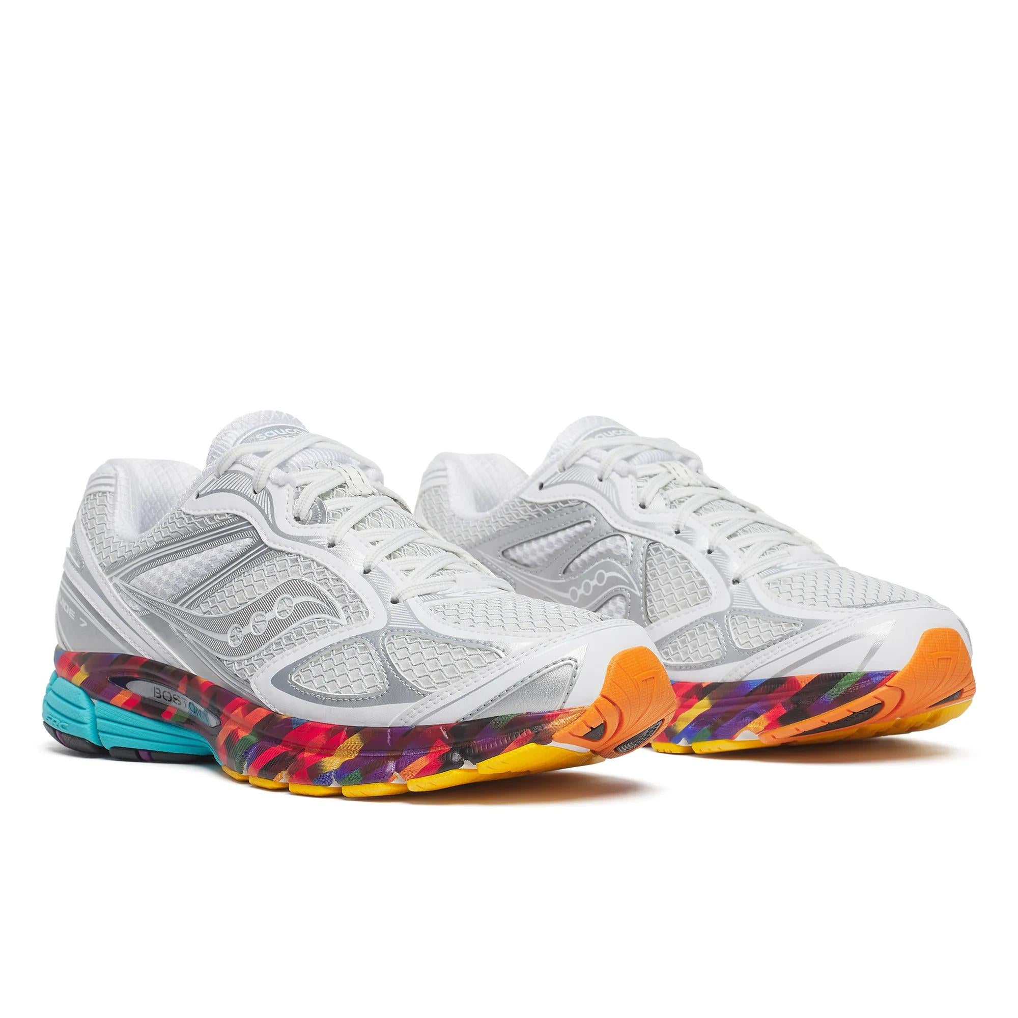 Saucony Boston ProGrid Guide 7 White | Multi