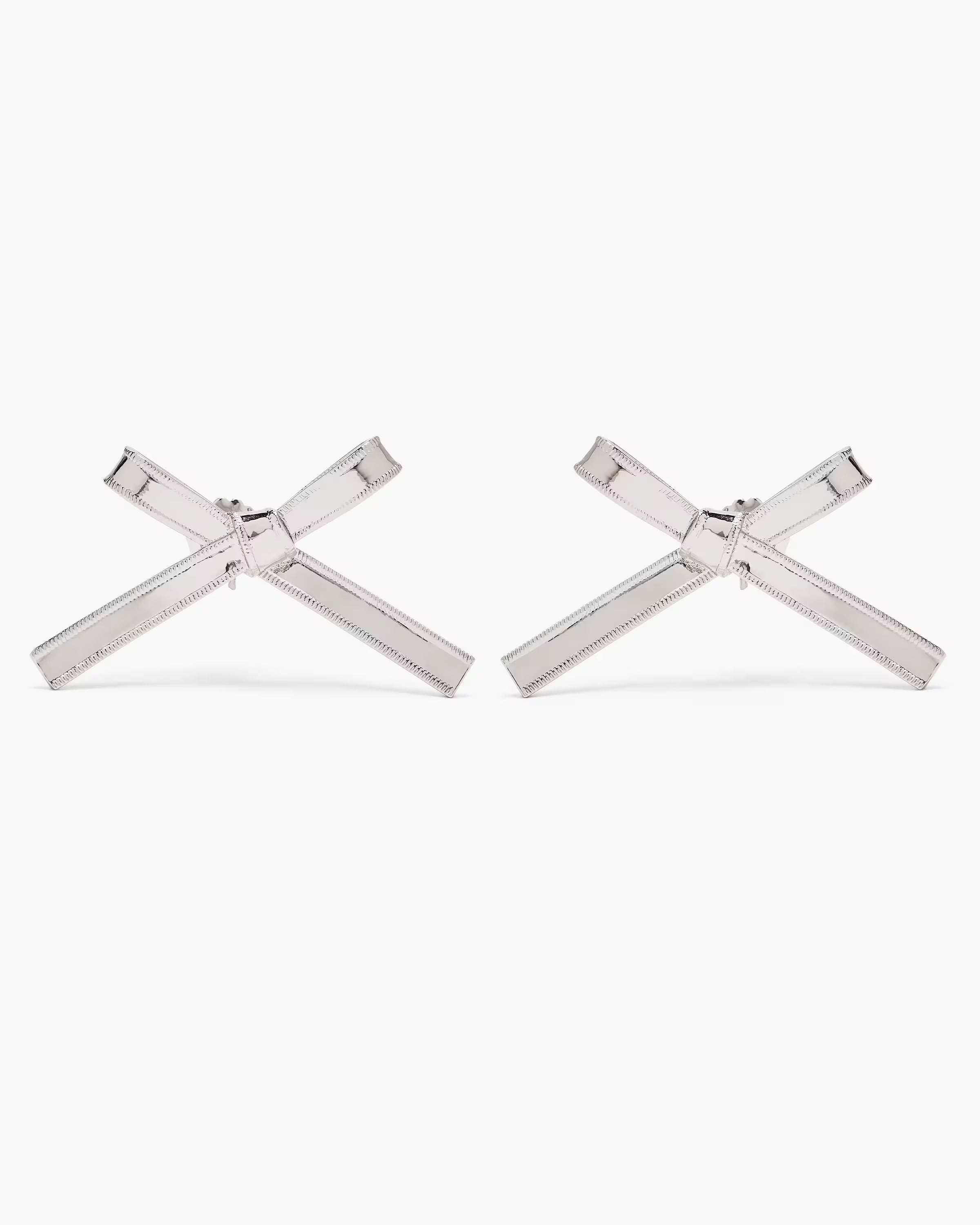 Marc Jacobs The Lingerie Bow Earrings Silver