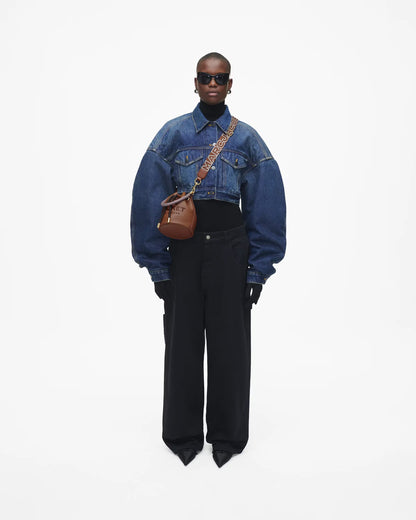Marc Jacobs The Thin Outline Logo Webbing Strap Argan Oil Multi
