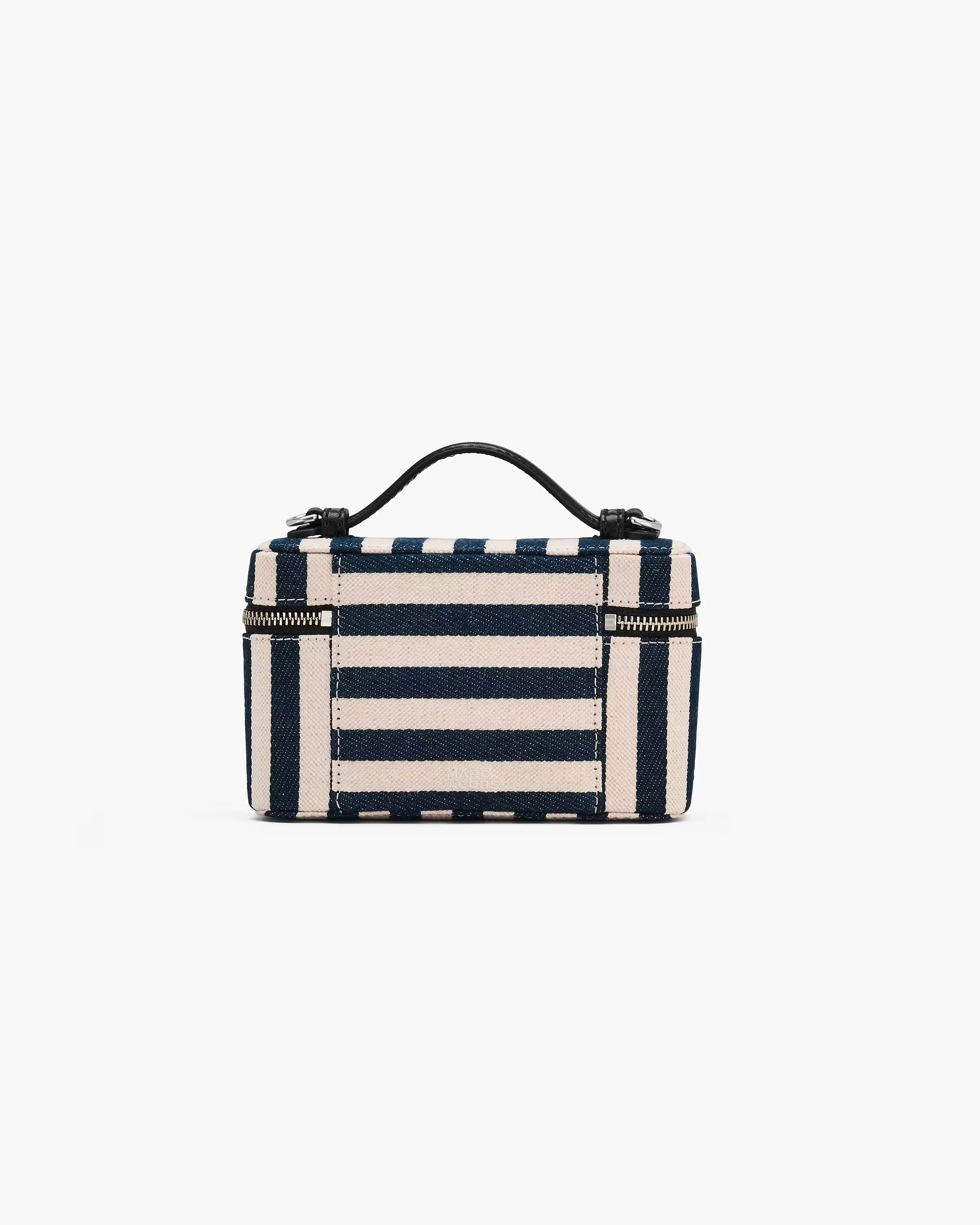 Marc Jacobs The Stripe Canvas Everyday Vanity Bag Blue Sea Multi