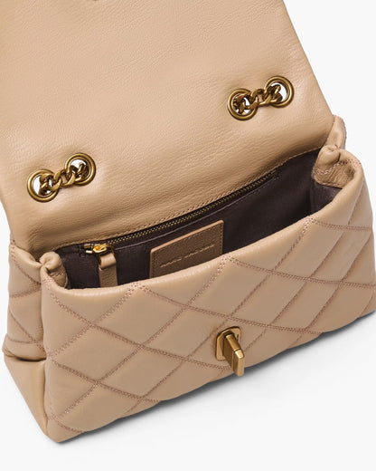 Marc Jacobs The Quilted Slim Dual Convertible Shoulder Bag Camel