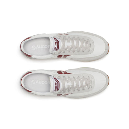 Saucony Trainer 80 White | Maroon