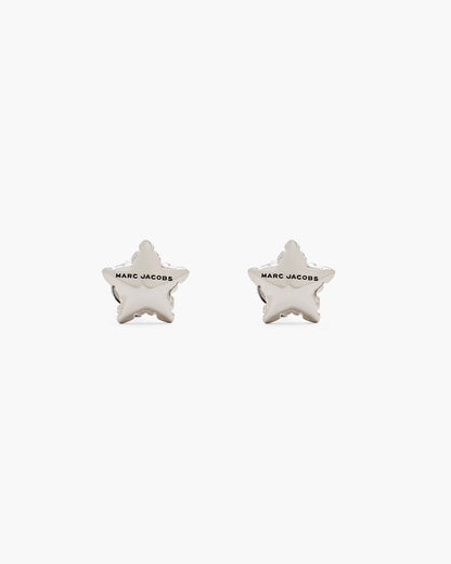 Marc Jacobs The Star Balloon Stud Earrings Light Antique Silver