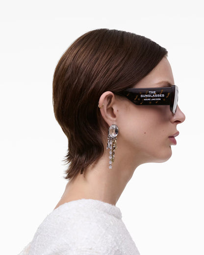 Marc Jacobs The Rectangle Sunglasses Havana