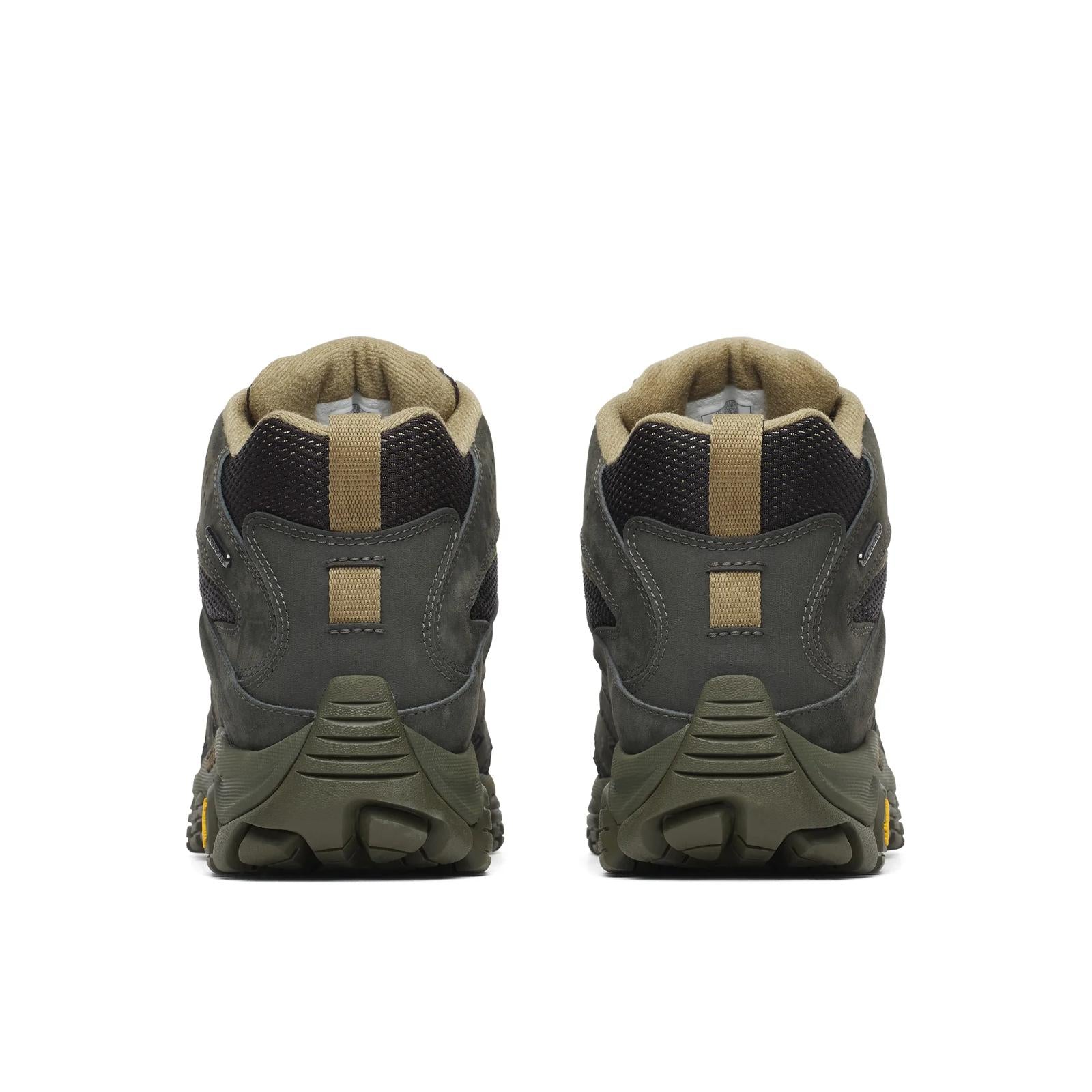 Merrell Men's Moab 3 Mid Waterproof Wide Width Black/Beluga