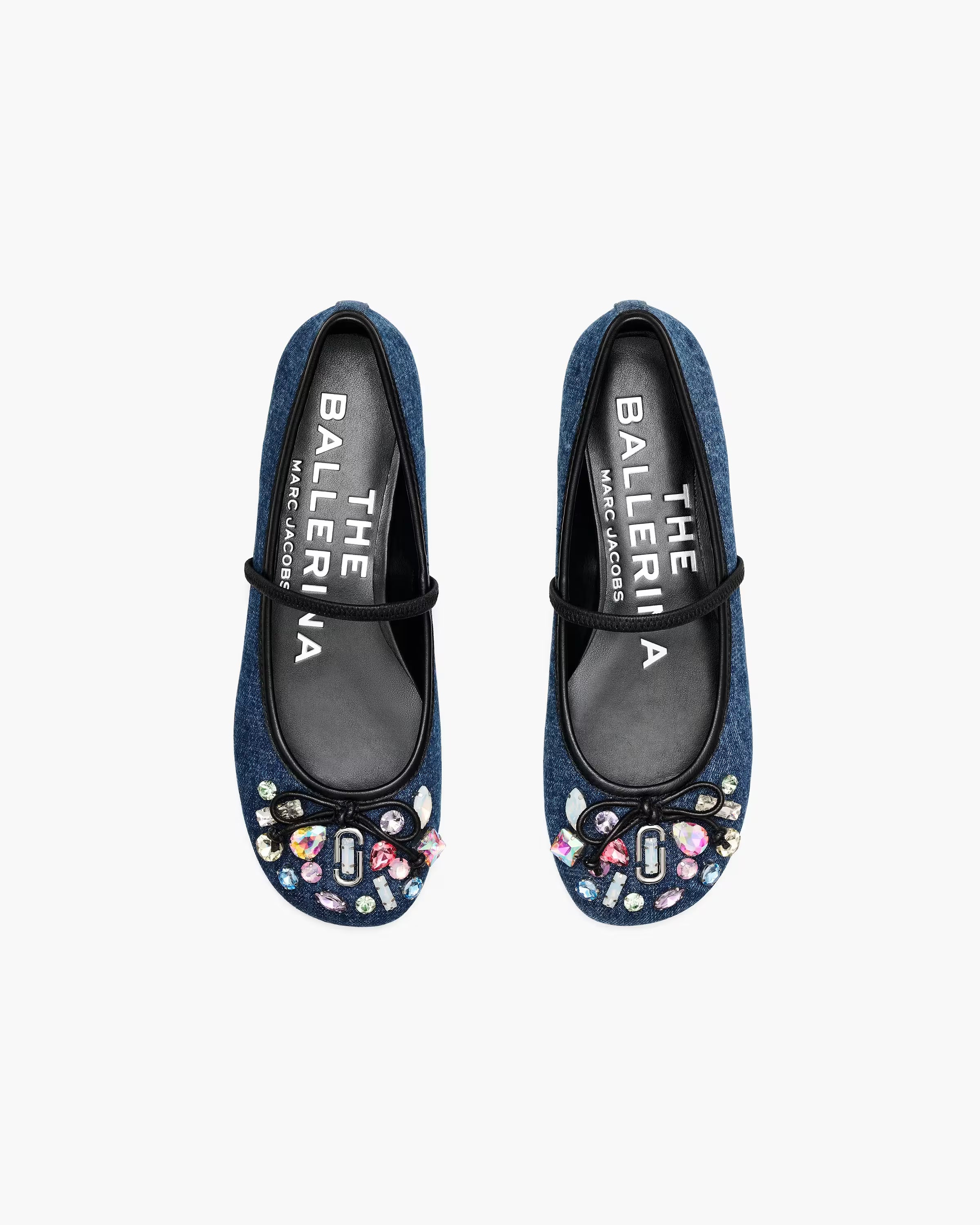 Marc Jacobs The Gem Denim Sabrina Ballerina Indigo
