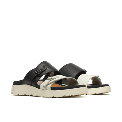 Merrell Women's Fleur Leather Slide Black/Stucco