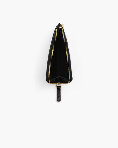 Marc Jacobs The Leather Top Zip Multi Wallet Black