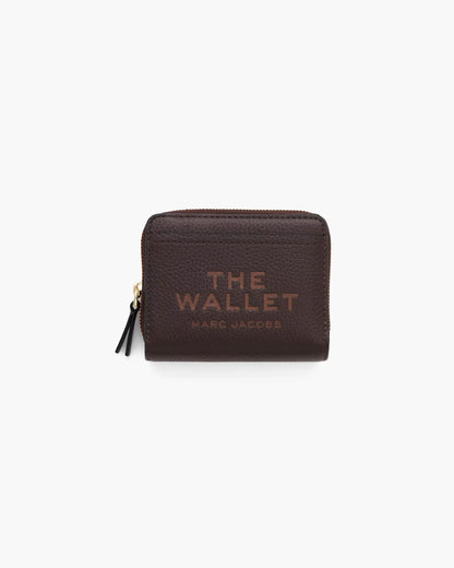 Marc Jacobs The Leather Mini Compact Wallet Ganache
