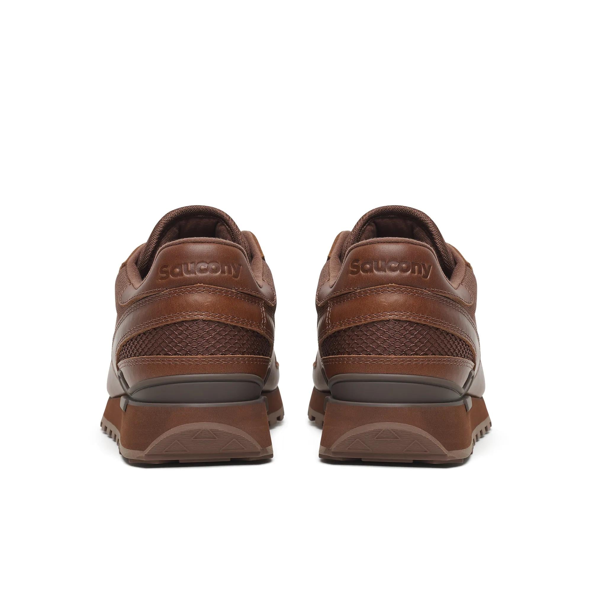Saucony Engineered Garments X Saucony Shadow Original Velcro Brown