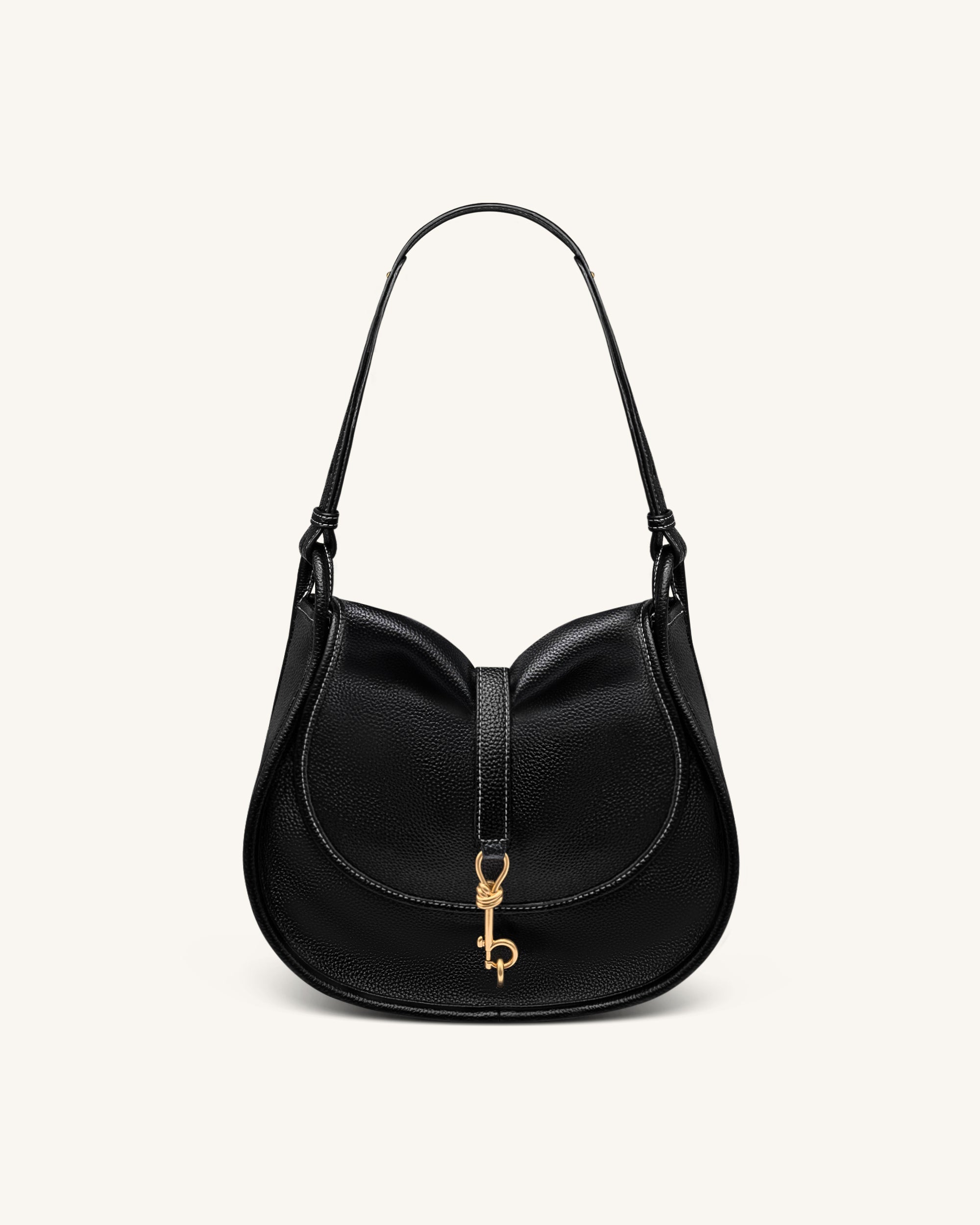 Jw Pei Arla Small Hobo Bag Black Pebbled
