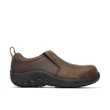 Merrell Women's Jungle Moc Leather Comp Toe Work Shoe Espresso