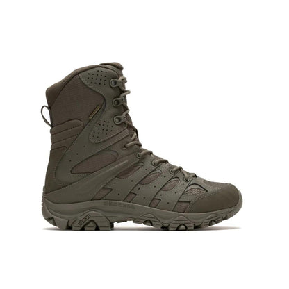 Merrell Men's Moab 3 8" Tactical Zip Waterproof Boot Dark Olive