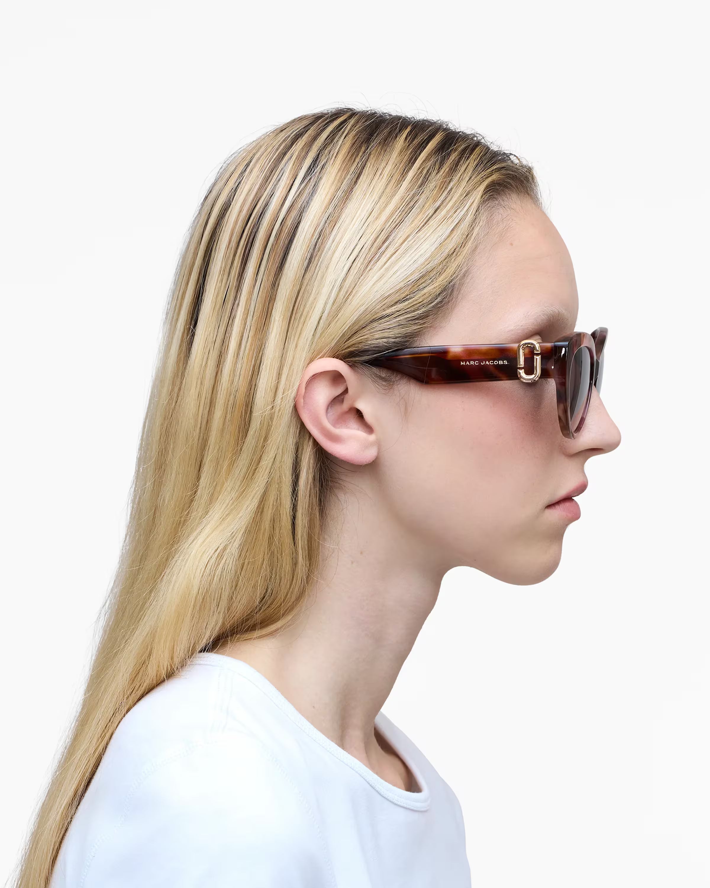 Marc Jacobs The J Marc Cat Eye Sunglasses Havana Multi