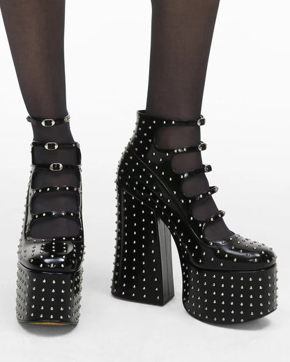 Marc Jacobs The Glam Studs Kiki Ankle Boot Black