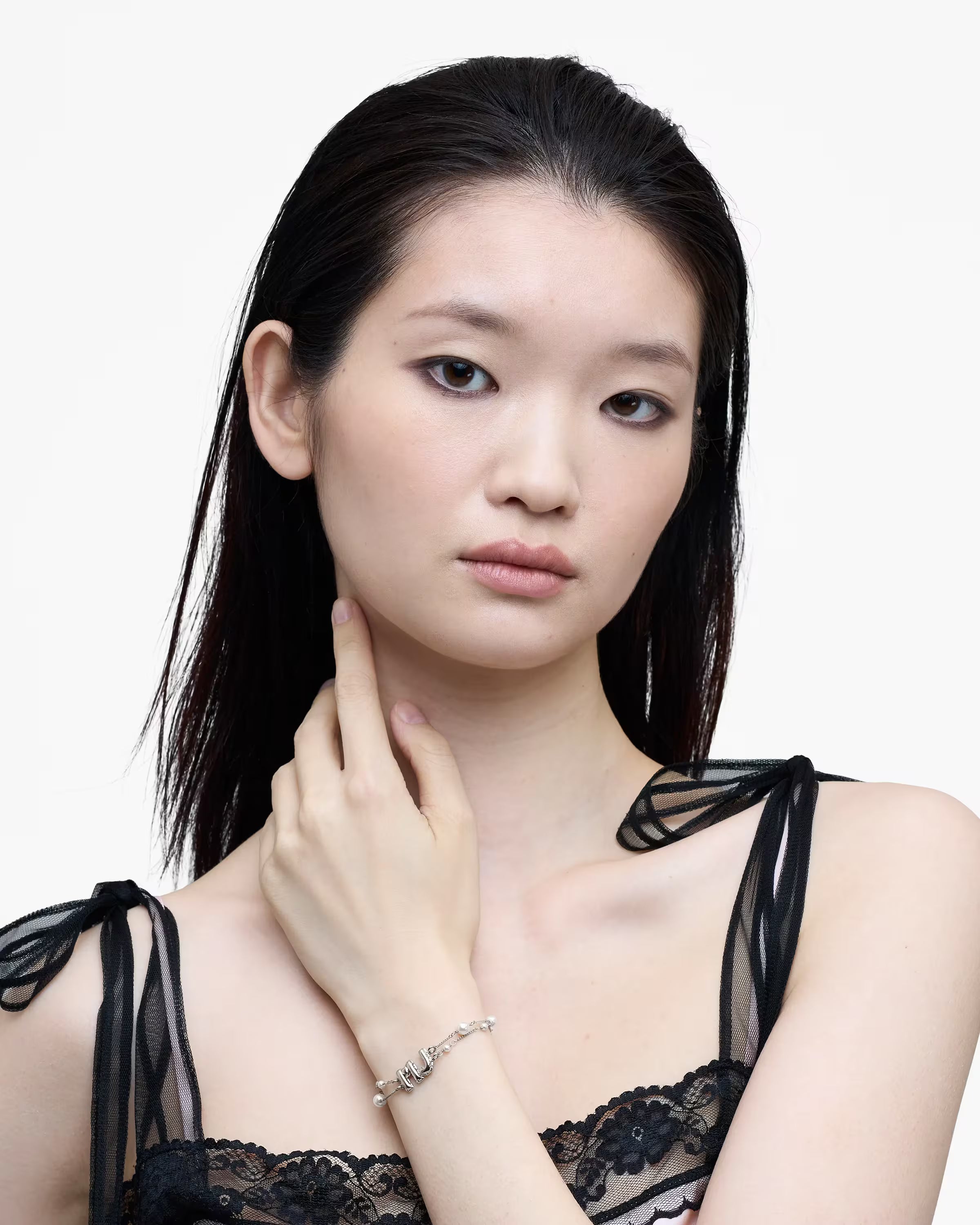 Marc Jacobs The Pearl Mj Balloon Bracelet Silver