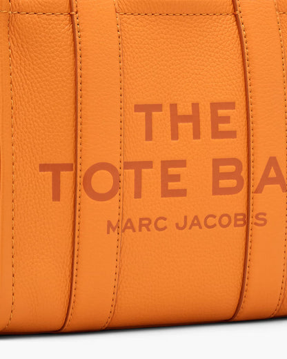 Marc Jacobs The Leather Small Tote Bag Tangerine