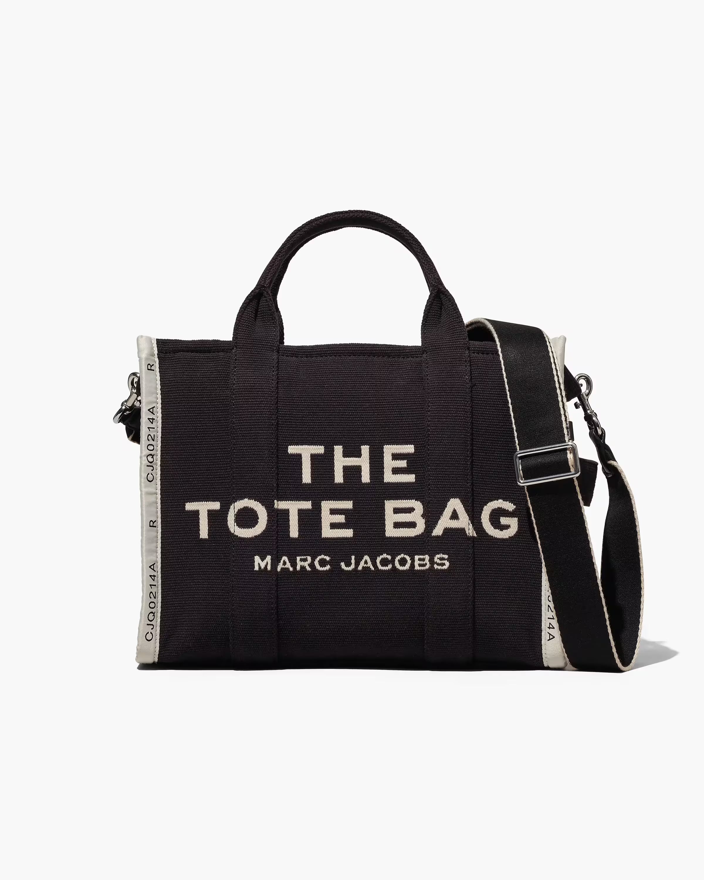 Marc Jacobs The Jacquard Medium Tote Bag Black
