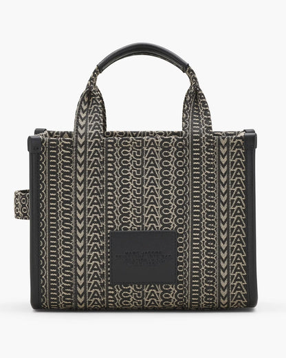 Marc Jacobs The Monogram Jacquard Small Tote Bag Beige Multi