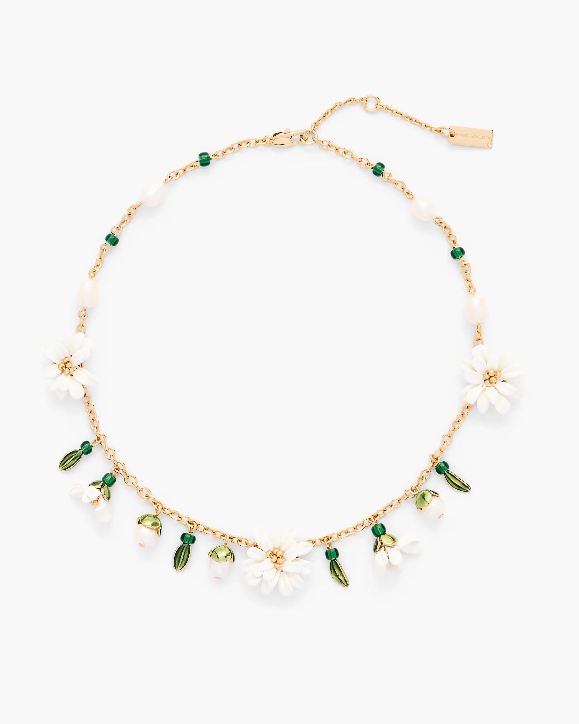 Marc Jacobs The Rooted Daisy Necklace Gold/Multi