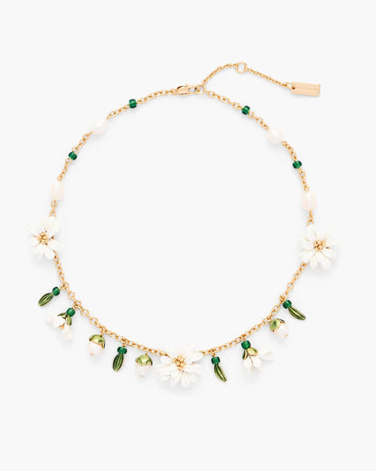 Marc Jacobs The Rooted Daisy Necklace Gold/Multi