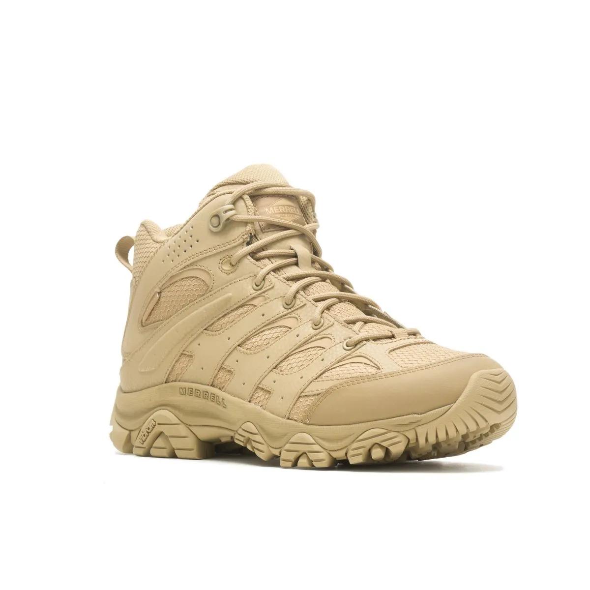 Merrell Men's Moab 3 Mid Tactical Waterproof Dark Coyote