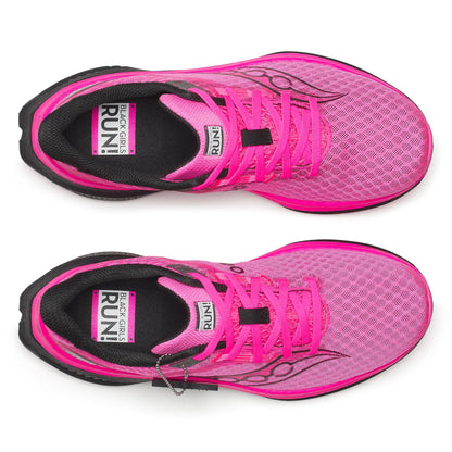 Saucony Women's Black Girls Run X Saucony Endorphin Speed 5 Hot Pink | Black