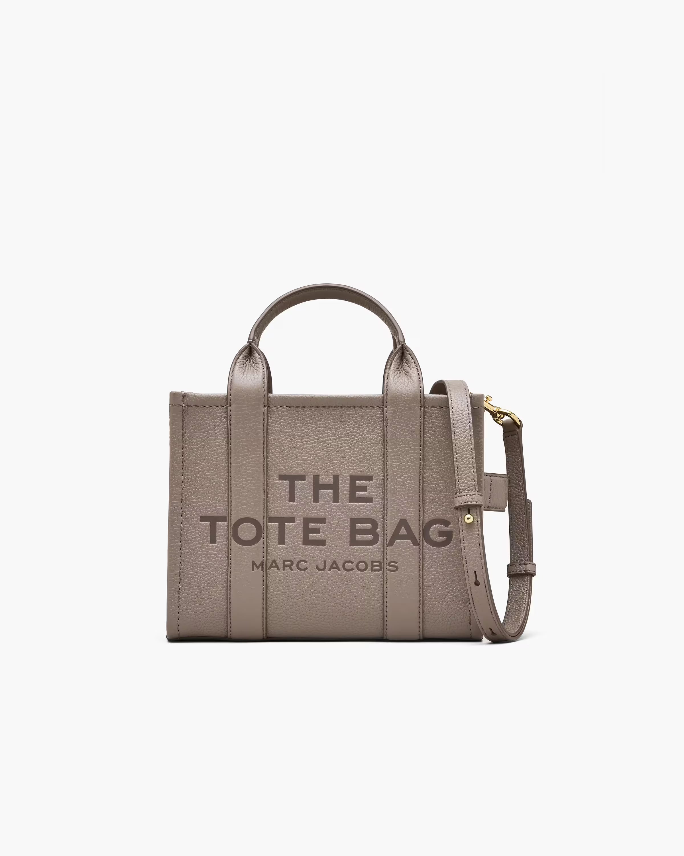 Marc Jacobs The Leather Small Tote Bag Cement