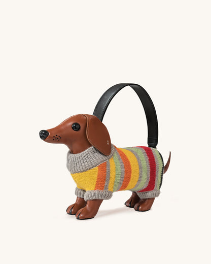 Jw Pei Addison Dachshund Handbag Multicolor