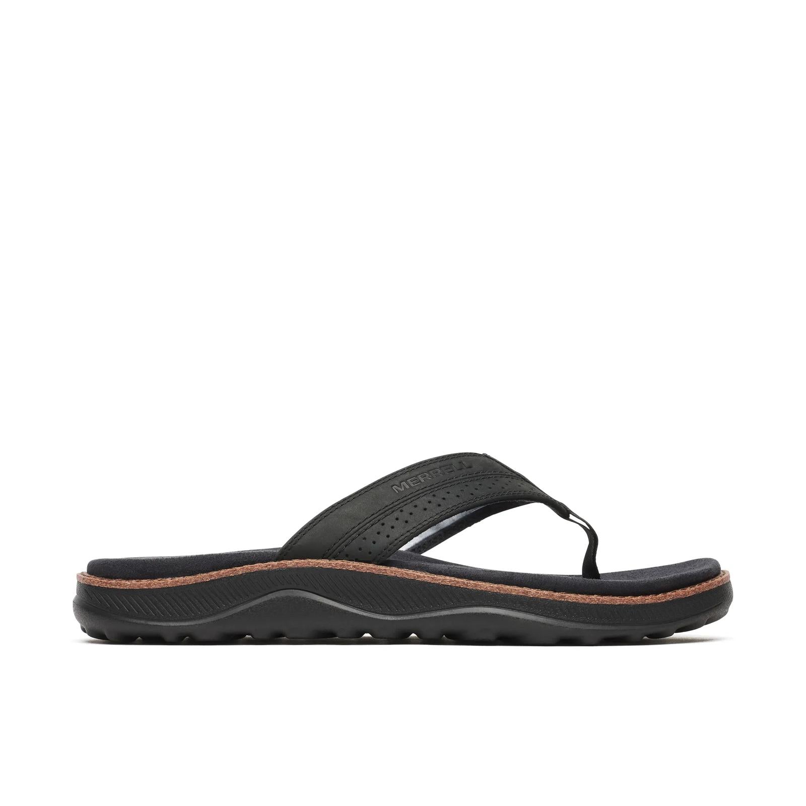 Merrell Men's Cove Leather Flip Black