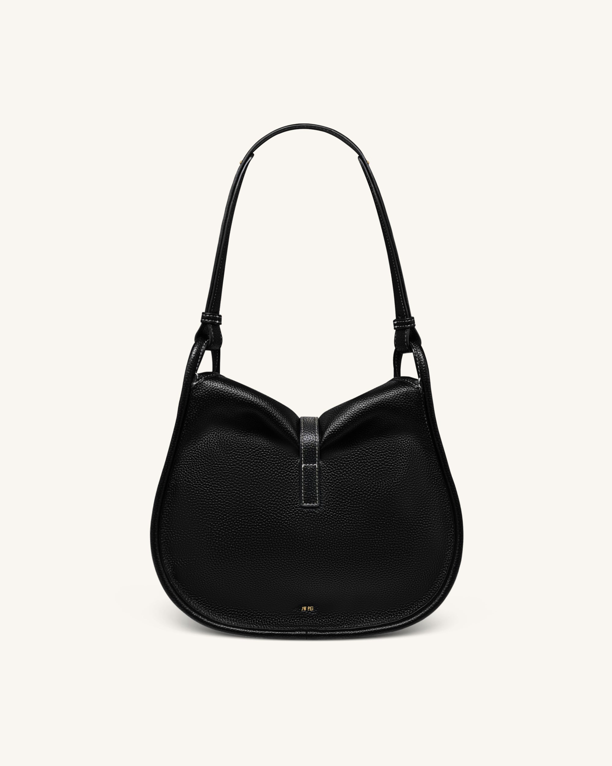 Jw Pei Arla Small Hobo Bag Black Pebbled