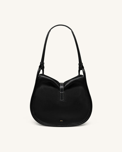Jw Pei Arla Small Hobo Bag Black Pebbled