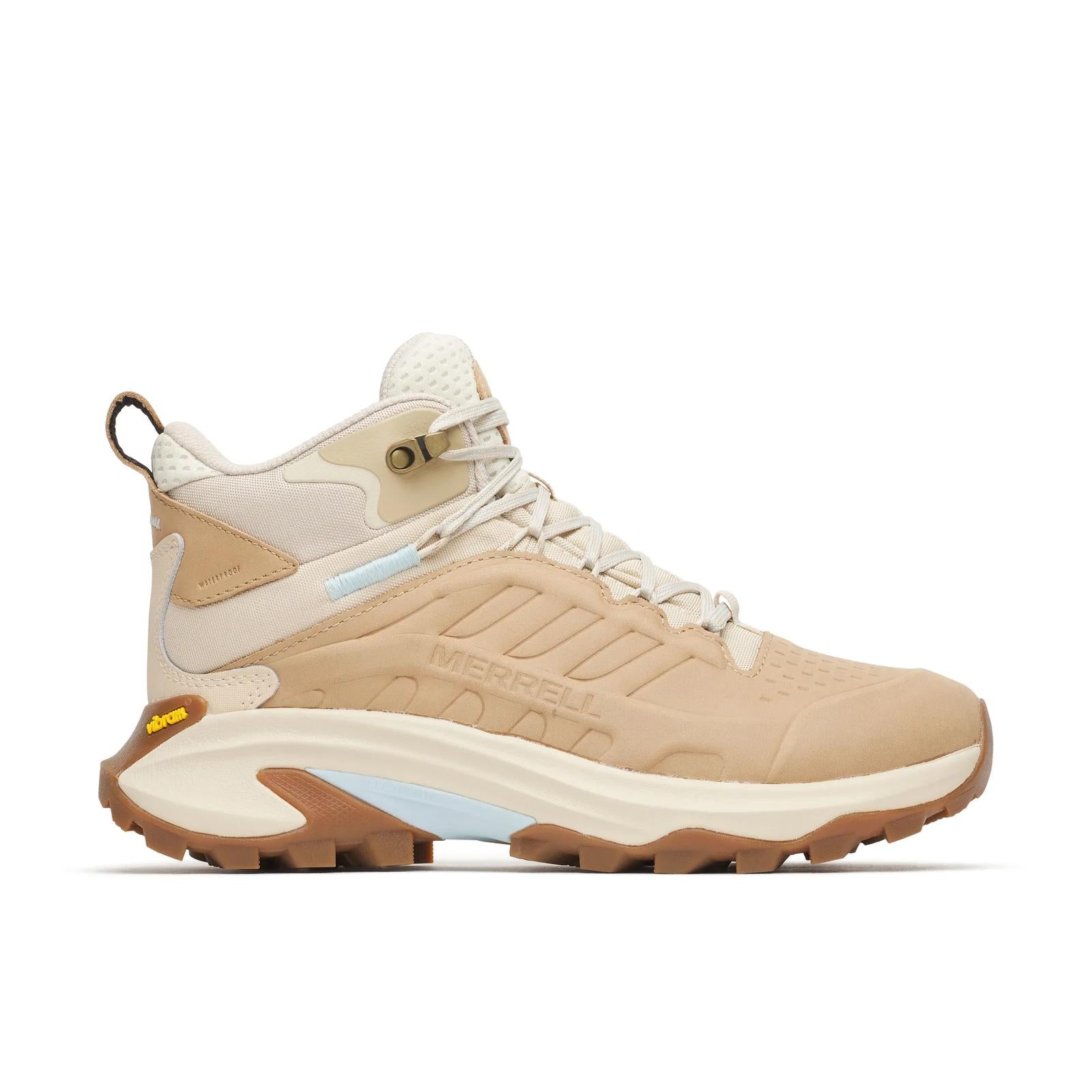 Merrell Women's Moab Speed 2 Leather Mid Waterproof Latte