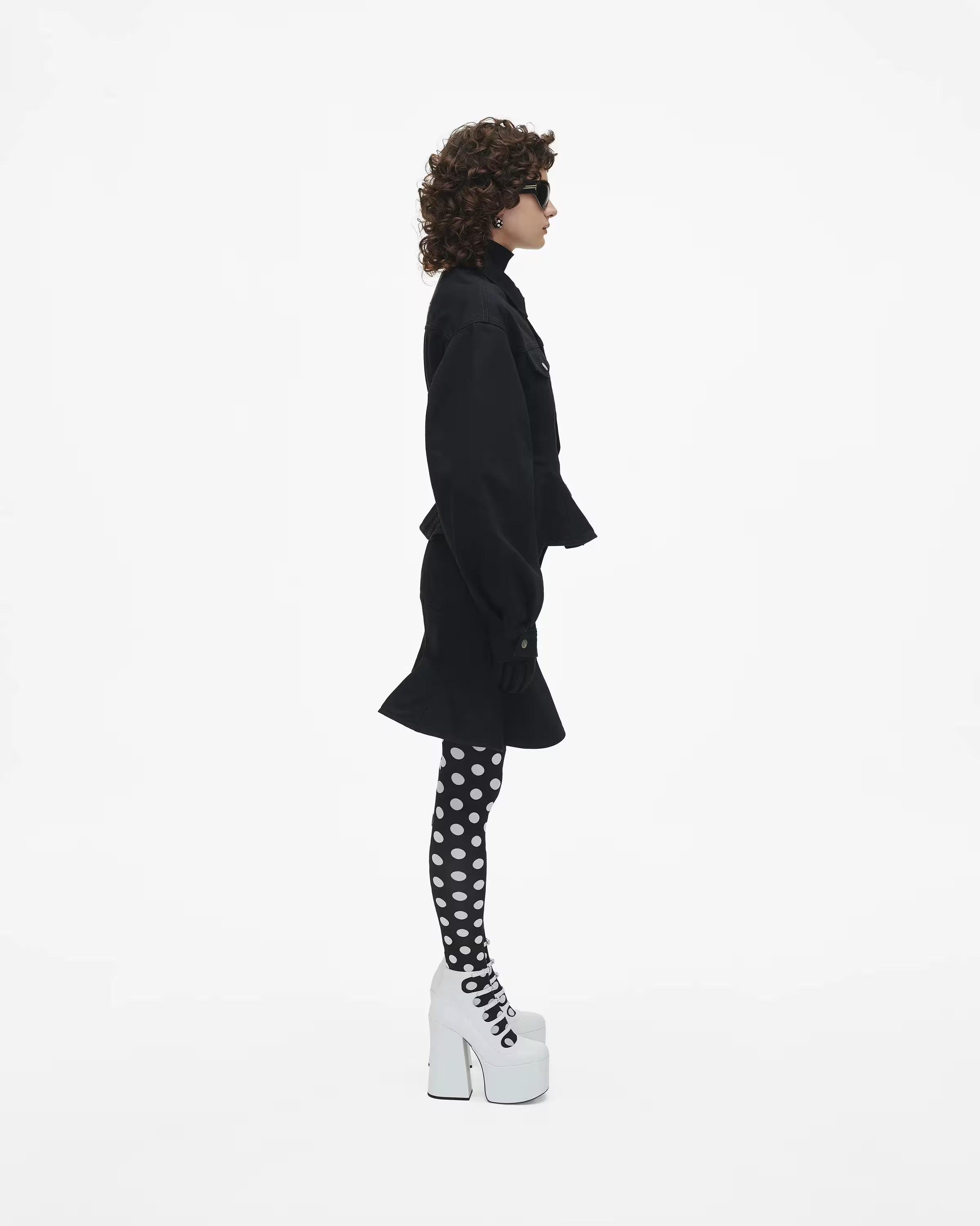 Marc Jacobs The Croc Embossed Kiki Ankle Boot Cotton White