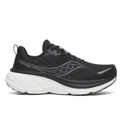 Saucony Men's Hurricane 25 Wide Black | White