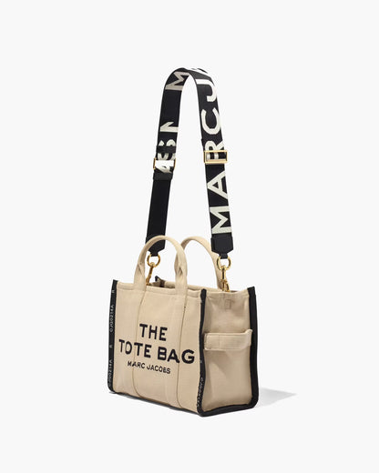 Marc Jacobs The Logo Webbing Strap Beige