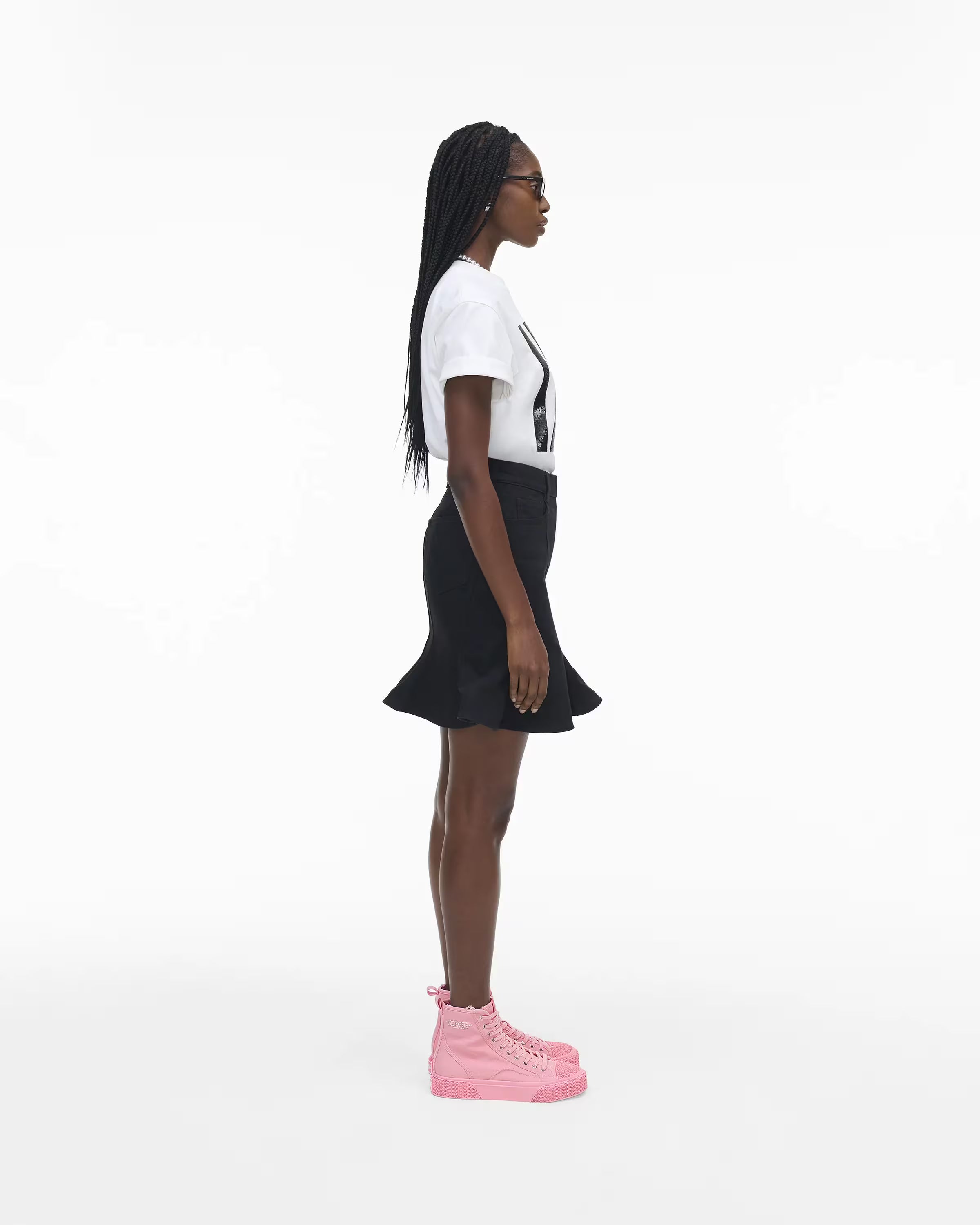 Marc Jacobs The High Top Sneaker Ribbon Pink