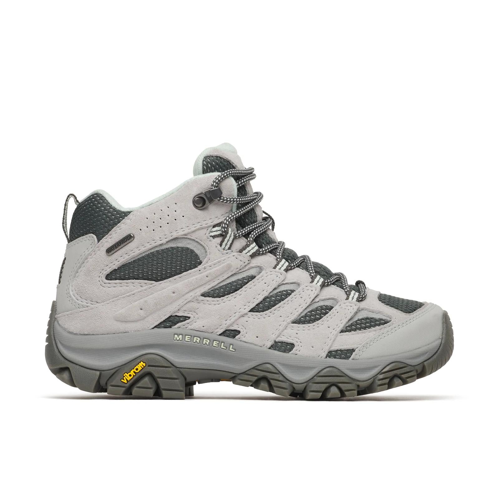 Merrell Women's Moab 3 Mid Waterproof Wide Width Alloy