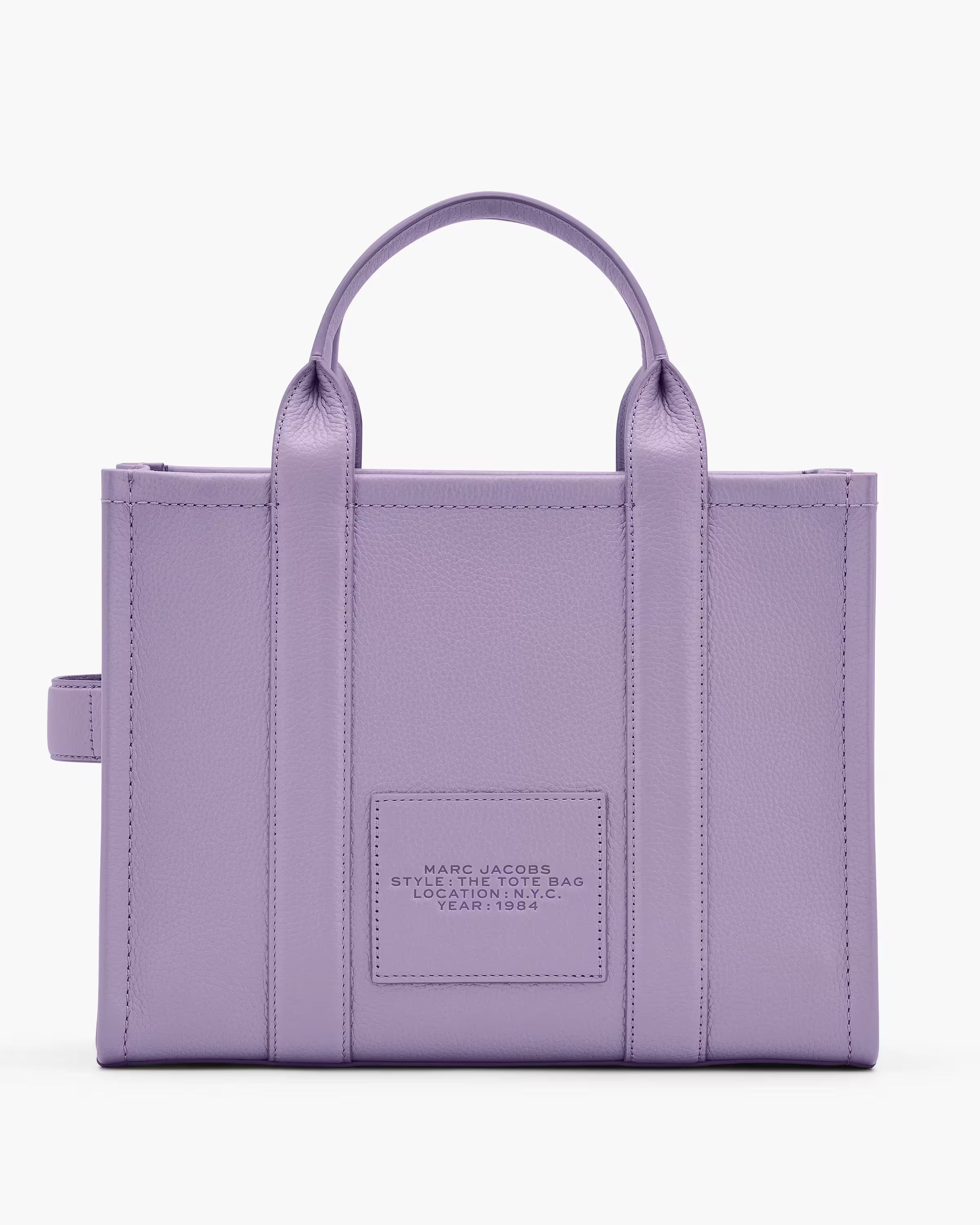 Marc Jacobs The Leather Medium Tote Bag Lilac